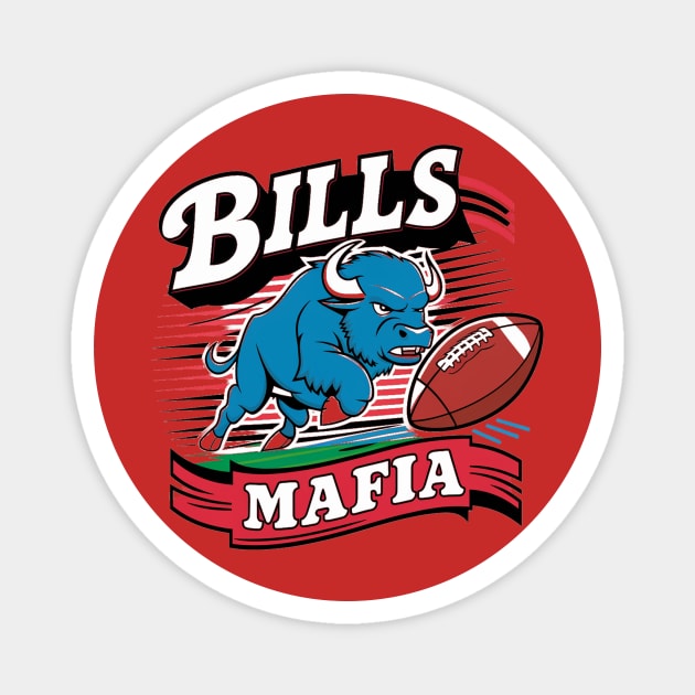 BUFFALO FOOTBALL TEAM BILLS MAFIA Magnet by ShawnaMac